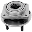 Front, Driver or Passenger Side Wheel Hub, With Bearing, 5 x 4.5 in. Bolt Pattern