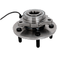 Front, Driver or Passenger Side Wheel Hub, With Bearing, With Sensor, 5 x 5.5 in. Bolt Pattern