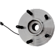 Front, Driver or Passenger Side Wheel Hub, With Bearing, With Sensor, 5 x 5.5 in. Bolt Pattern