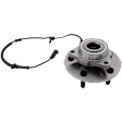 Front, Driver or Passenger Side Wheel Hub, With Bearing, With Sensor, 5 x 5.5 in. Bolt Pattern
