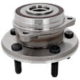 Front, Driver or Passenger Side Wheel Hub, 5 Lugs, With Bearing