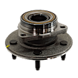 Front, Driver or Passenger Side Wheel Hub, With Bearing, With Sensor, 5 x 5.5 in. Bolt Pattern, 4WD