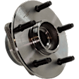 Front, Driver or Passenger Side Wheel Hub, With Bearing, With Sensor, 5 x 5.5 in. Bolt Pattern, 4WD