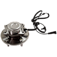 Rear, Driver or Passenger Side Wheel Hub, With Bearing, With Sensor, 5 x 4.5 in. Bolt Pattern