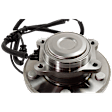 Rear, Driver or Passenger Side Wheel Hub, With Bearing, With Sensor, 5 x 4.5 in. Bolt Pattern
