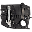 Front, Passenger Side Window Regulator, Power, With Panel