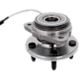 Front, Driver or Passenger Side Wheel Hub, With Bearing, With Sensor, 5 x 4.5 in. Bolt Pattern, 4WD