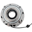 Front, Driver or Passenger Side Wheel Hub, 8 Lugs, With Bearing, With Sensor, Crew Cab Pickup