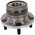 Rear, Driver or Passenger Side Wheel Hub, With Bearing, 5 x 4.25 in. Bolt Pattern, FWD