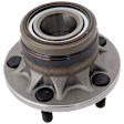 Rear, Driver or Passenger Side Wheel Hub, With Bearing, 5 x 4.25 in. Bolt Pattern, FWD