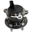 Rear, Driver or Passenger Side Wheel Hub, With Bearing, With Sensor, 5 x 4.25 in. Bolt Pattern