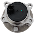 Rear, Driver or Passenger Side Wheel Hub, With Bearing, With Sensor, For Models With Parking Assist