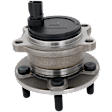Rear, Driver or Passenger Side Wheel Hub, With Bearing, With Sensor, 5 x 4.25 in. Bolt Pattern