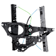 Front, Driver Side Power Window Regulator, Without Motor