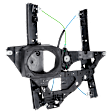 Front, Driver Side Power Window Regulator, Without Motor