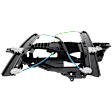 Front, Driver Side Power Window Regulator, Without Motor