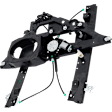 Front, Passenger Side Power Window Regulator, With Motor
