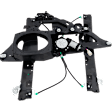 Front, Passenger Side Power Window Regulator, With Motor