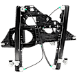 Front, Driver Side Power Window Regulator, with Motor, 8-Pin Connector