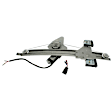 Rear, Driver Side Power Window Regulator, With Motor