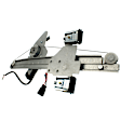 Rear, Driver Side Power Window Regulator, With Motor