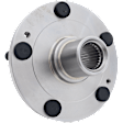 Front, Driver or Passenger Side Wheel Hub, Without Bearing, 5 x 4.5 in. Bolt Pattern, FWD