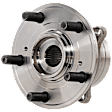 Front, Driver or Passenger Side Wheel Hub, With Bearing, 5 x 4.72 in. Bolt Pattern