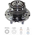 Rear, Driver or Passenger Side Wheel Hub, With Bearing, 5 x 4.72 in. Bolt Pattern, FWD
