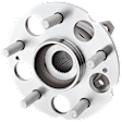 Rear, Driver or Passenger Side Wheel Hub, With Bearing, AWD