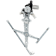 Sedan Front, Passenger Side Power Window Regulator, With Motor