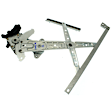 Sedan Front, Driver Side Power Window Regulator, With Motor