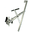 Sedan Front, Driver Side Power Window Regulator, With Motor