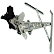 Sedan Front, Driver Side Power Window Regulator, With Motor