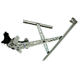 Sedan Front, Driver Side Power Window Regulator, With Motor