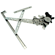 Sedan Front, Driver Side Power Window Regulator, With Motor