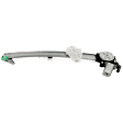 2013 Honda Accord - Sedan Front, Driver Side Power Window Regulator, With Motor
