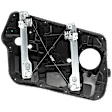 Front, Driver Side Power Window Regulator, with Motor
