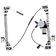 Front, Driver Side Power Window Regulator, With Motor