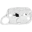 Sedan Front, Passenger Side Power Window Regulator, With Motor