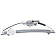 Front, Driver Side Power Window Regulator, With Motor