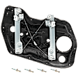 Sedan Front, Passenger Side Power Window Regulator, With Motor