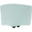 Rear, Passenger Side Door Glass, Green Tint, 4-Door, Sedan, Canada/Japan/USA Built Vehicle, Replaces NAGS No. FD21066GTY