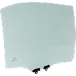 Rear, Passenger Side Door Glass, Green Tint, 4-Door, Sedan, Canada/Japan/USA Built Vehicle, Replaces NAGS No. FD21066GTY