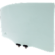 Rear, Passenger Side Door Glass, Green Tint, 4-Door, Sedan, Canada/Japan/USA Built Vehicle, Replaces NAGS No. FD21066GTY