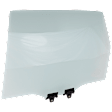 Rear, Driver Side Door Glass, Green Tint, With Clip, Replaces NAGS No. FD24065GTY