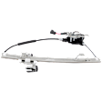 Rear, Passenger Side Window Regulator, Power, Base Model