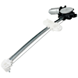Sedan Rear, Passenger Side Power Window Regulator, With Motor