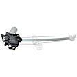 Sedan Rear, Passenger Side Power Window Regulator, With Motor