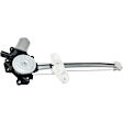 Sedan Rear, Driver Side Power Window Regulator, With Motor