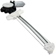 Sedan Rear, Driver Side Power Window Regulator, With Motor